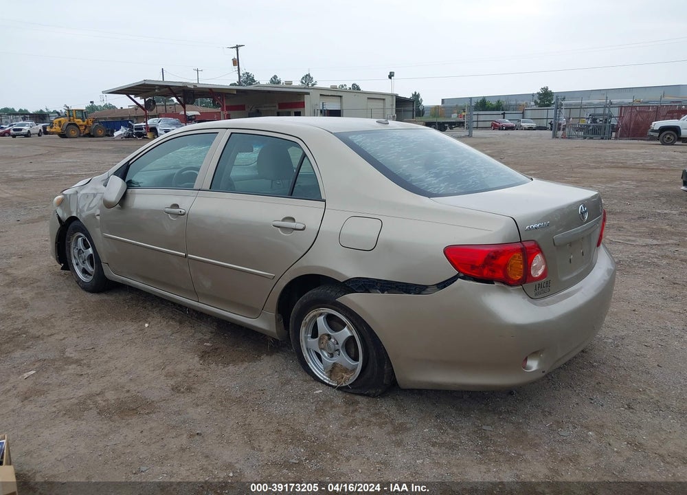 2009 TOYOTA COROLLA LE VIN: 1NXBU40E89Z087129