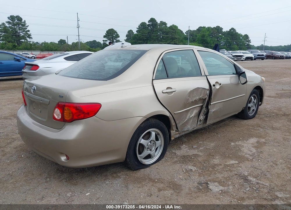 2009 TOYOTA COROLLA LE VIN: 1NXBU40E89Z087129