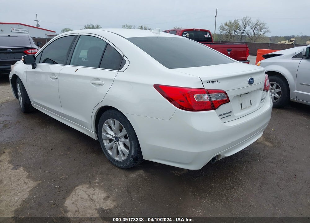 2017 SUBARU LEGACY 2.5I PREMIUM VIN: 4S3BNAF64H3062927