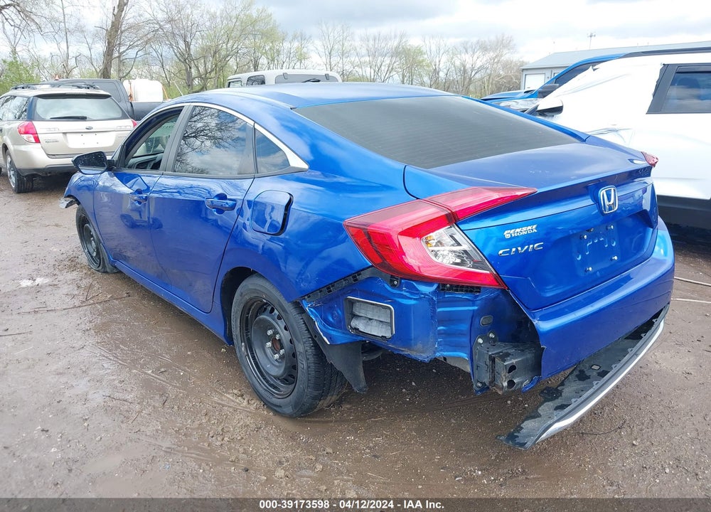 2019 HONDA CIVIC LX VIN: 19XFC2F66KE008526