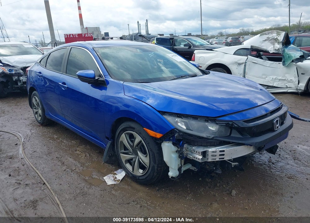 2019 HONDA CIVIC LX VIN: 19XFC2F66KE008526