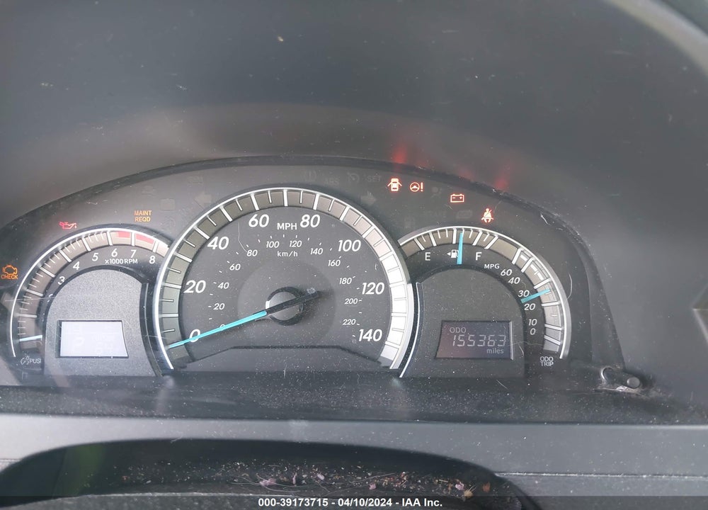 2013 TOYOTA CAMRY SE VIN: 4T1BF1FK7DU299633