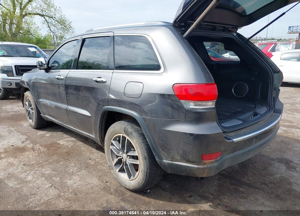 2017 JEEP GRAND CHEROKEE LIMITED 4X2 VIN: 1C4RJEBG0HC887704