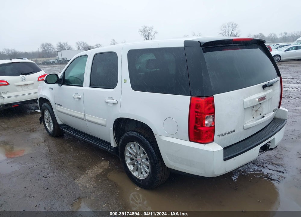 2008 GMC YUKON HYBRID VIN: 1GKFC13598R202782