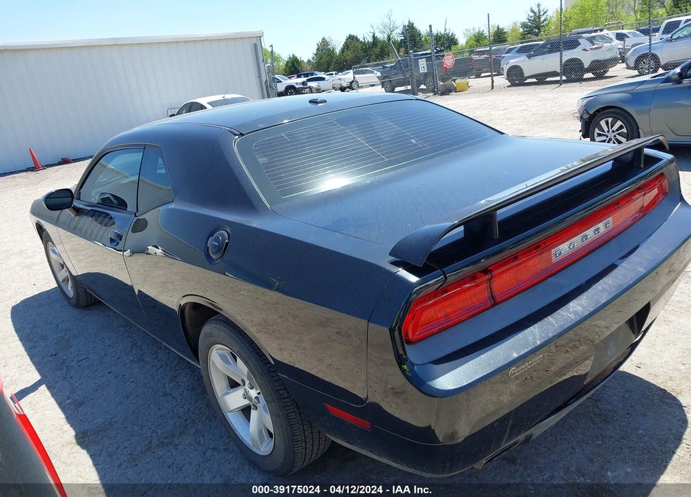 2011 DODGE CHALLENGER R/T VIN: 2B3CJ5DT5BH502126