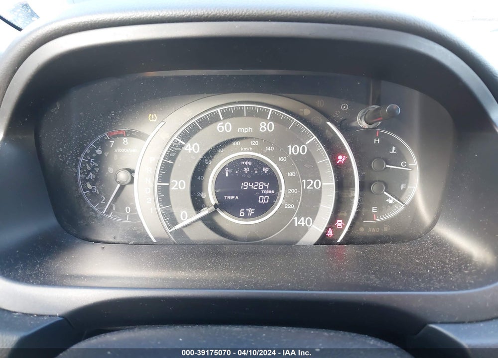 2013 HONDA CR-V EX-L VIN: 2HKRM4H75DH636359