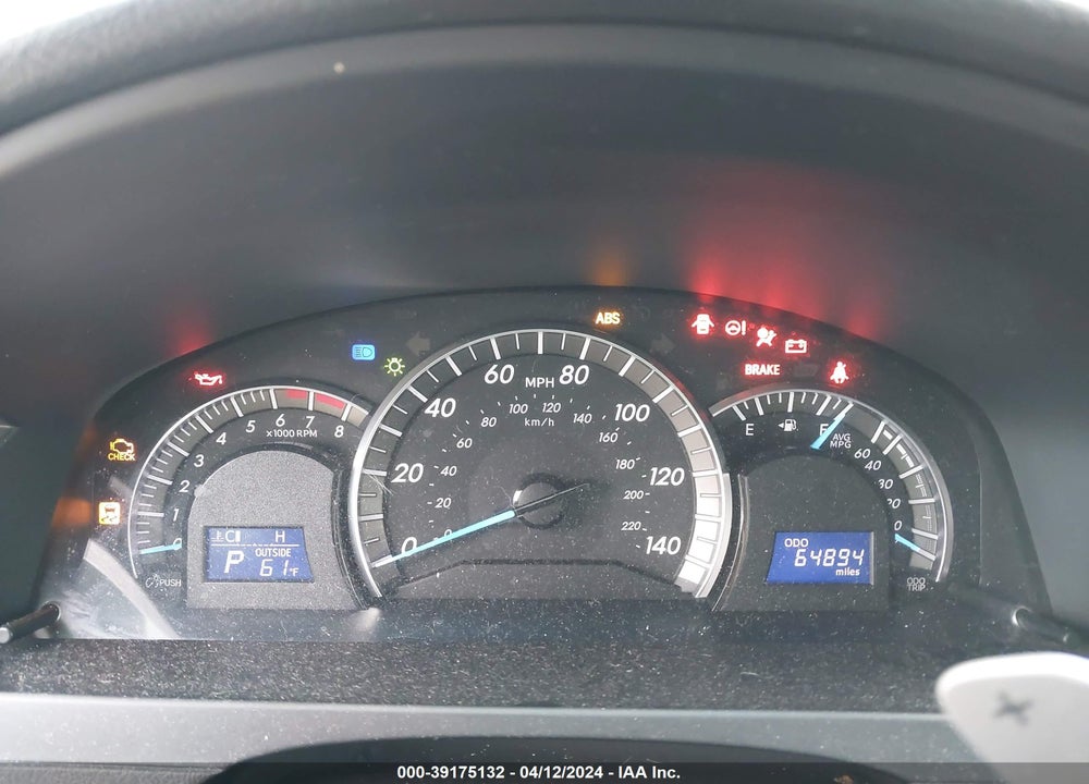 2014 TOYOTA CAMRY SE VIN: 4T1BF1FK9EU860898