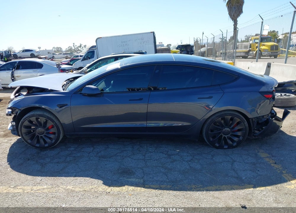 2023 TESLA MODEL 3 PERFORMANCE DUAL MOTOR ALL-WHEEL DRIVE VIN: 5YJ3E1EC6PF417173