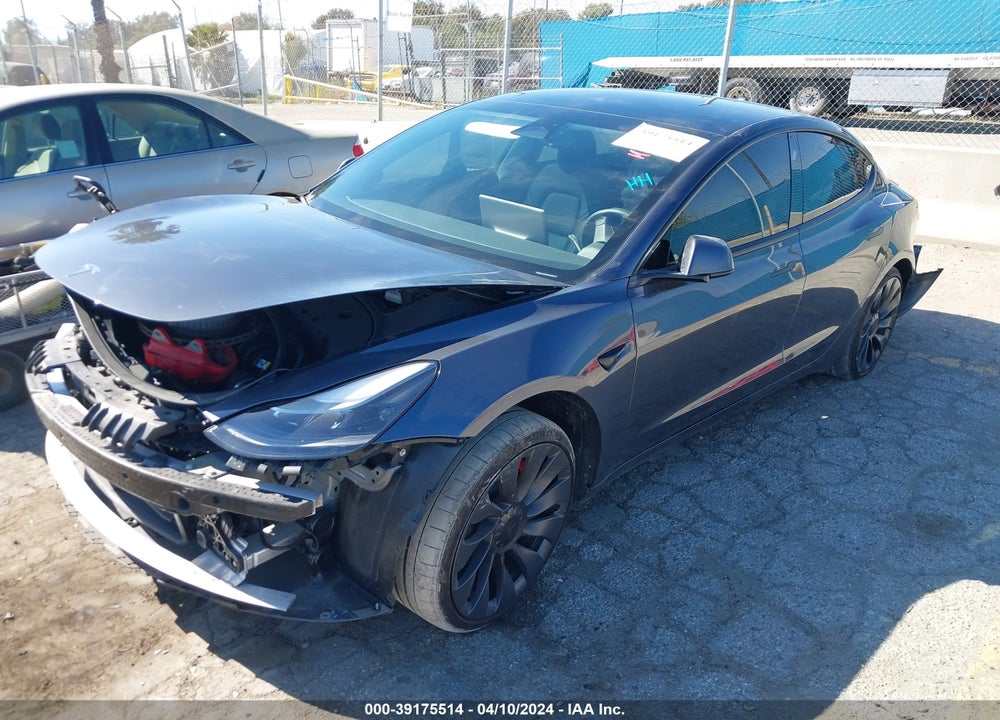 2023 TESLA MODEL 3 PERFORMANCE DUAL MOTOR ALL-WHEEL DRIVE VIN: 5YJ3E1EC6PF417173