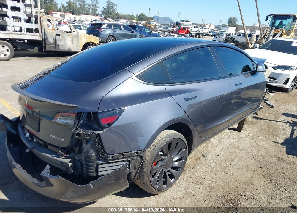 2023 TESLA MODEL 3 PERFORMANCE DUAL MOTOR ALL-WHEEL DRIVE VIN: 5YJ3E1EC6PF417173