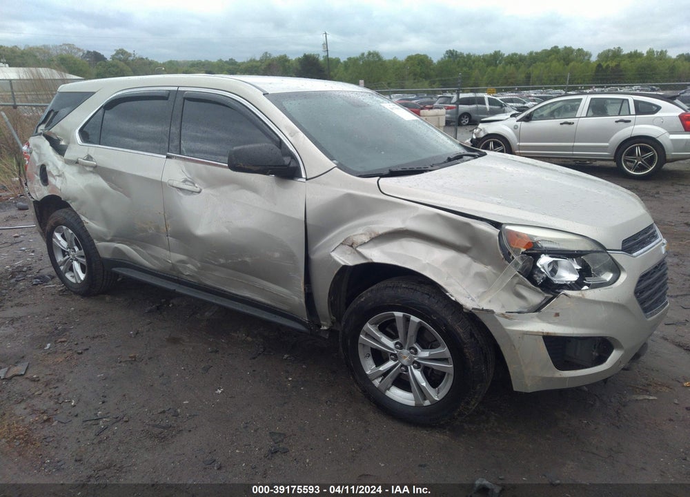 2016 CHEVROLET EQUINOX LS VIN: 1GNALBEKXGZ108155