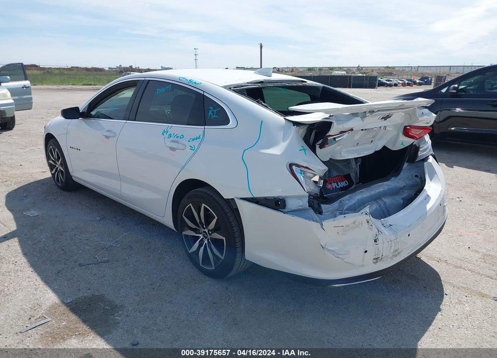 2022 CHEVROLET MALIBU FWD RS VIN: 1G1ZG5ST3NF214565