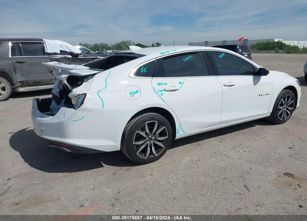 2022 CHEVROLET MALIBU FWD RS VIN: 1G1ZG5ST3NF214565