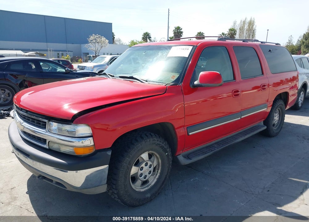 2001 CHEVROLET SUBURBAN 1500 LT VIN: 1GNFK16T41J235919