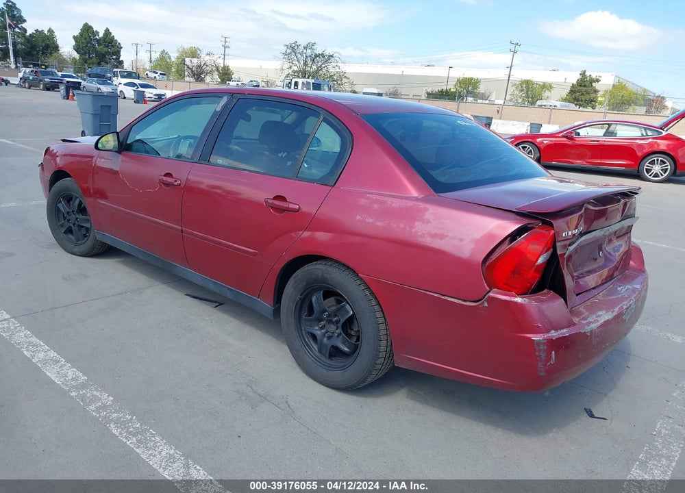 2005 CHEVROLET MALIBU LS VIN: 1G1ZT54805F194697