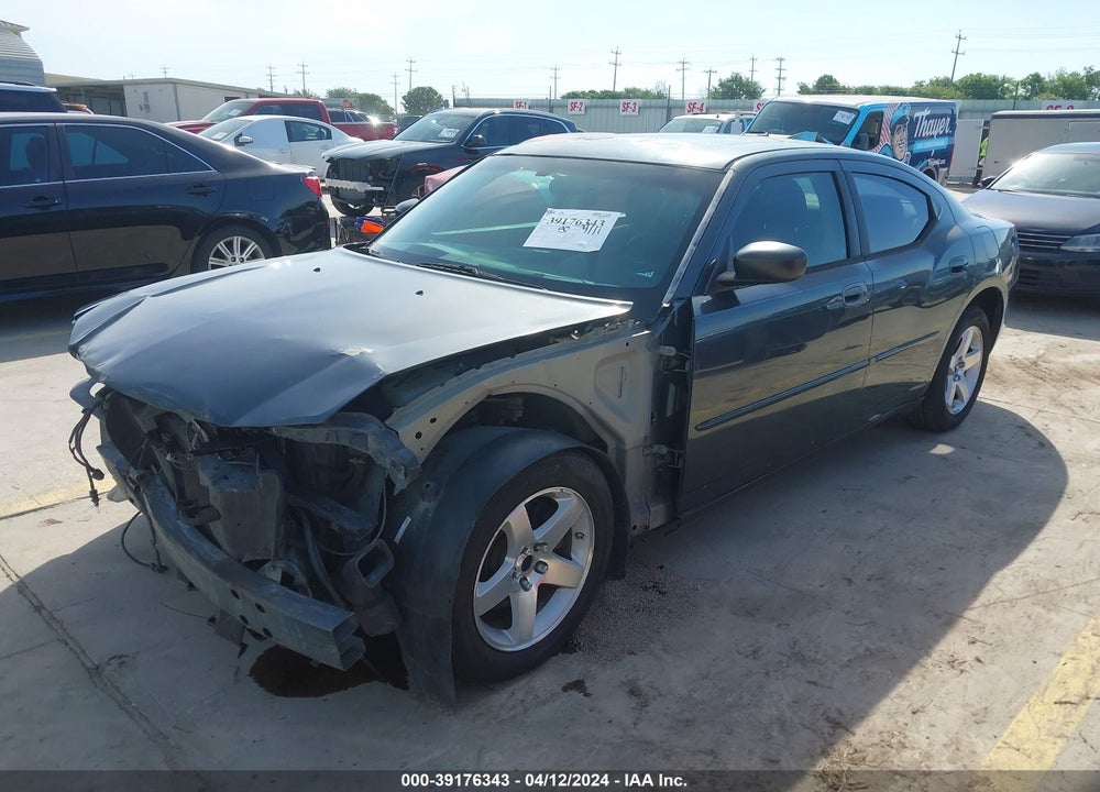 2008 DODGE CHARGER SXT VIN: 2B3KA33G78H100900