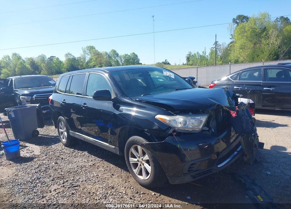 2013 TOYOTA HIGHLANDER BASE V6 VIN: 5TDZK3EH2DS101660