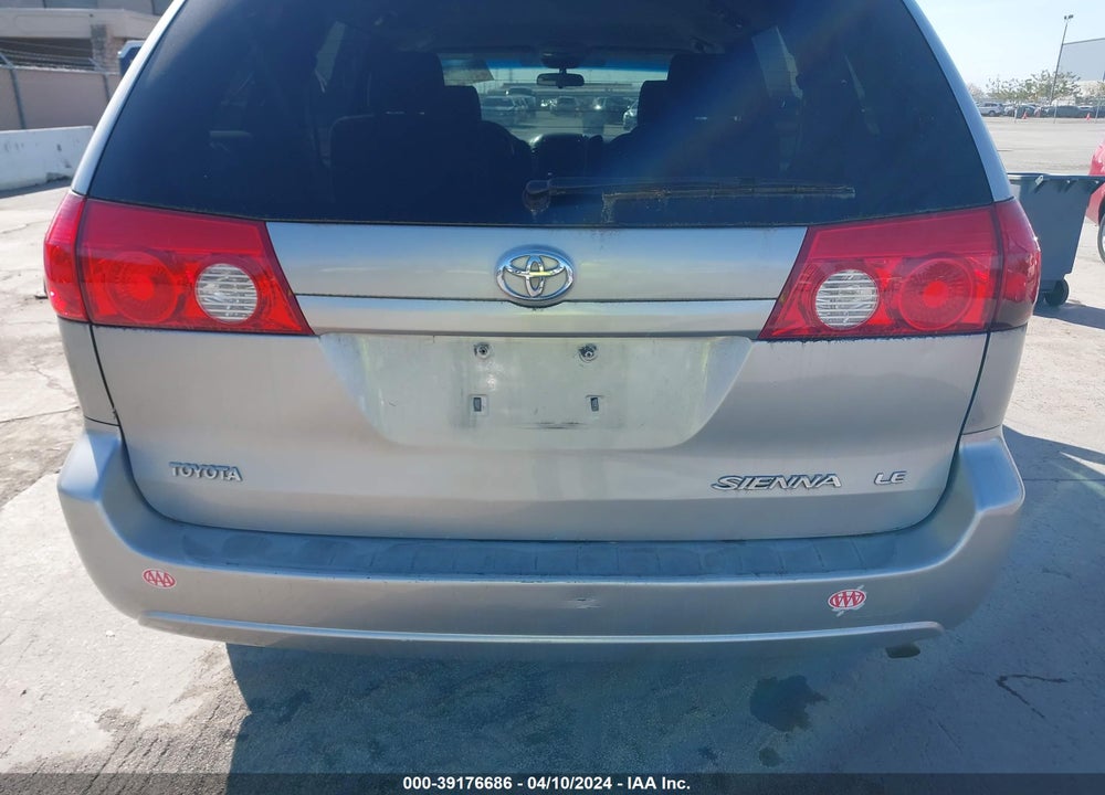 2006 TOYOTA SIENNA VIN: 5TDZA23C66S480752