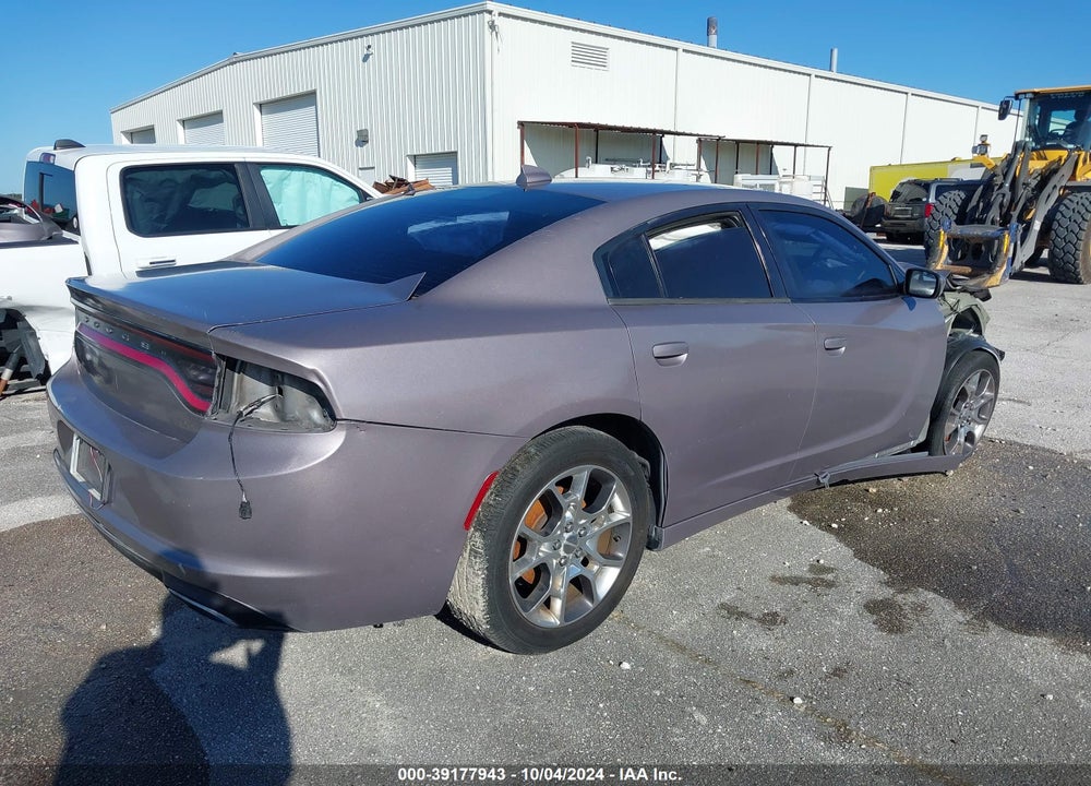 2016 DODGE CHARGER SXT VIN: 2C3CDXJG4GH160740