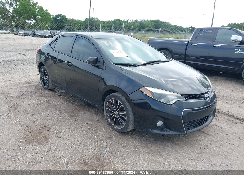 2014 TOYOTA COROLLA S PLUS VIN: 2T1BURHE2EC200134