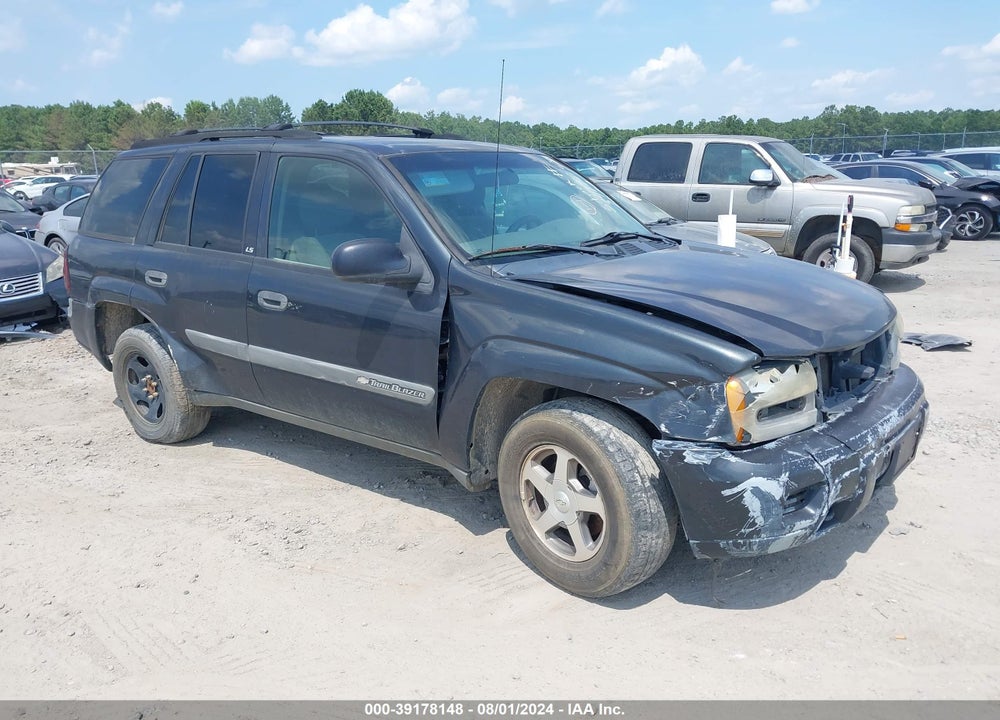 2004 CHEVROLET TRAILBLAZER LS VIN: 1GNDT13S942222422