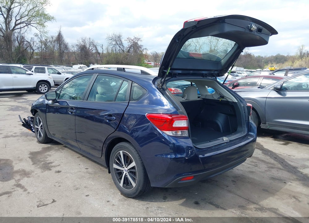 2019 SUBARU IMPREZA 2.0I PREMIUM VIN: 4S3GTAD60K3734519