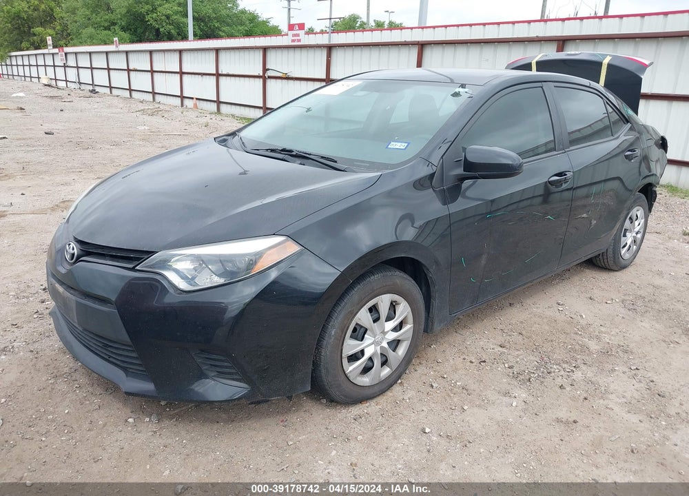 2014 TOYOTA COROLLA L VIN: 5YFBURHE0EP085100