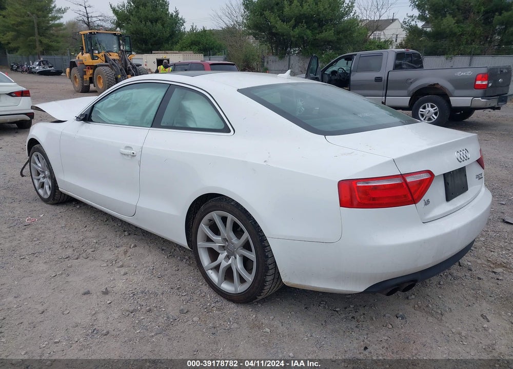 2012 AUDI A5 2.0T PREMIUM VIN: WAUCFAFR7CA039932