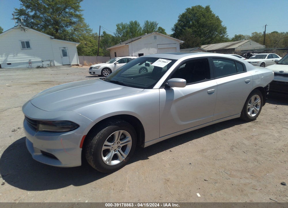 2022 DODGE CHARGER SXT RWD VIN: 2C3CDXBG6NH119120
