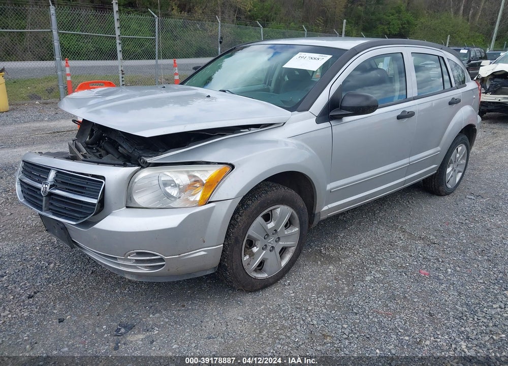 2007 DODGE CALIBER SXT VIN: 1B3HB48B97D163695