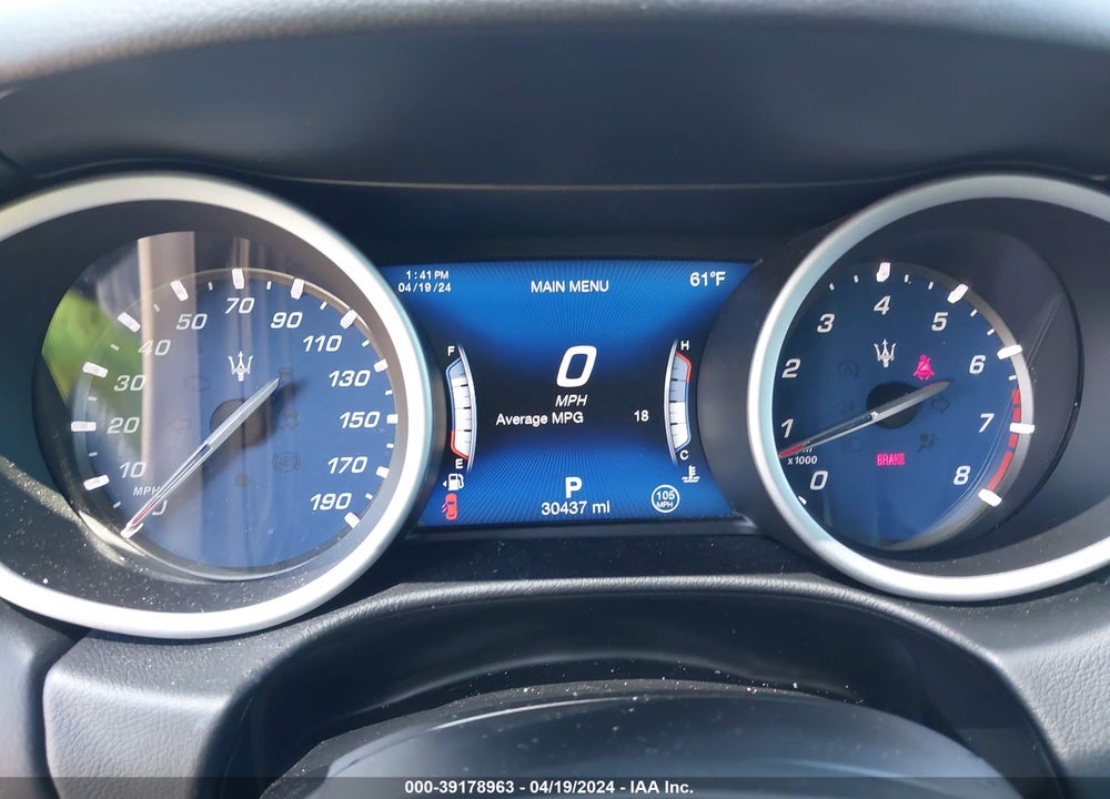 2018 MASERATI GHIBLI S Q4 VIN: ZAM57YTAXJ1278562