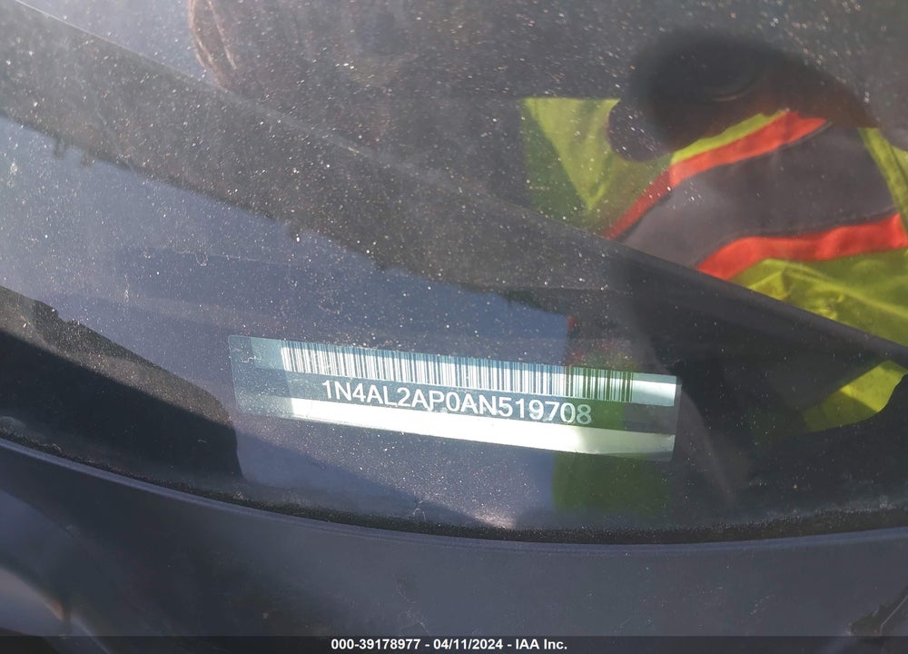 2010 NISSAN ALTIMA 2.5 S VIN: 1N4AL2AP0AN519708