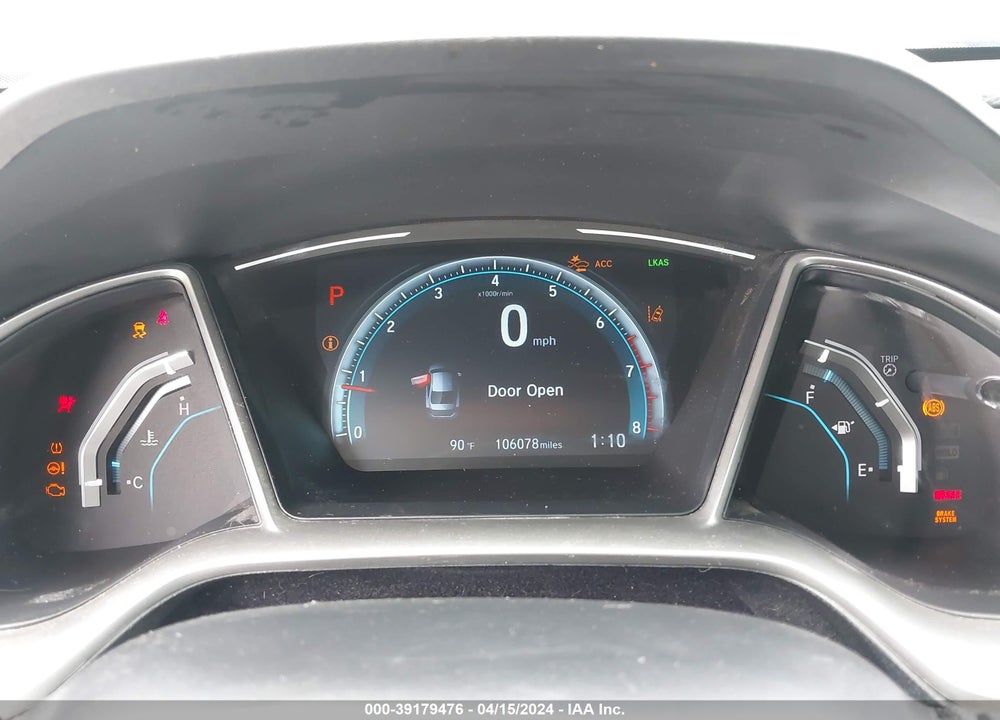 2017 HONDA CIVIC TOURING VIN: 19XFC1F90HE009555