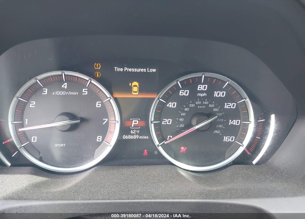 2019 ACURA TLX TECH & A-SPEC PKGS VIN: 19UUB3F64KA006827