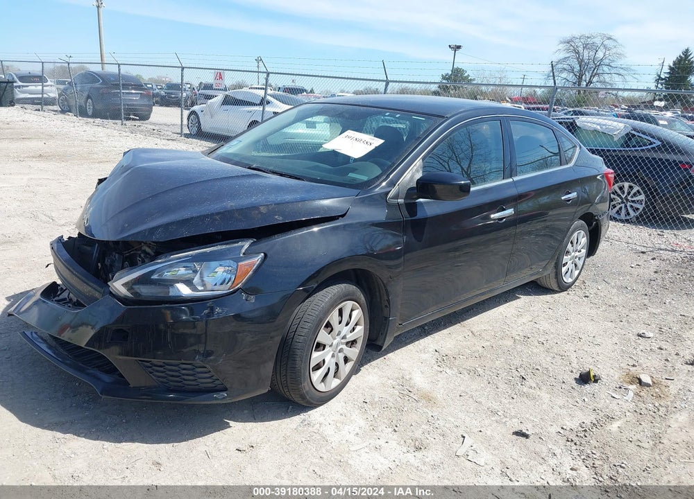 2016 NISSAN SENTRA S VIN: 3N1AB7AP5GY258522