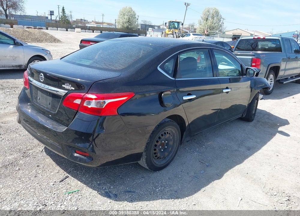 2016 NISSAN SENTRA S VIN: 3N1AB7AP5GY258522