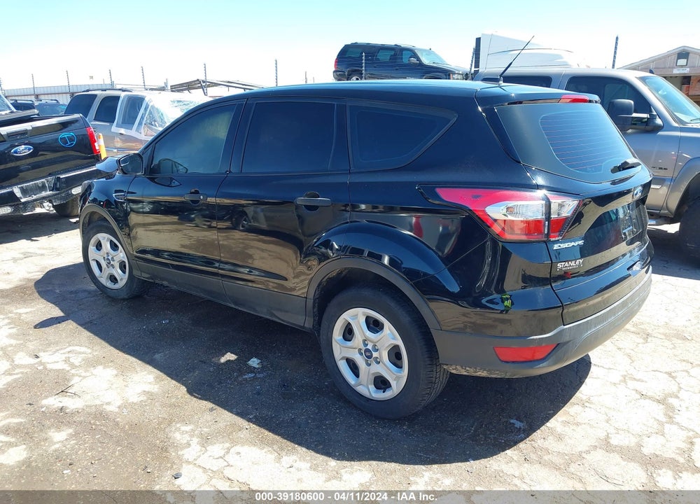 2018 FORD ESCAPE S VIN: 1FMCU0F72JUD36650