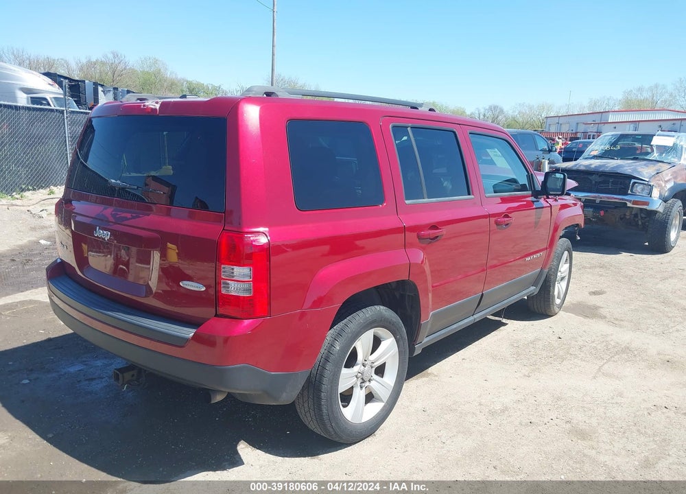 2014 JEEP PATRIOT LATITUDE VIN: 1C4NJRFB7ED661749
