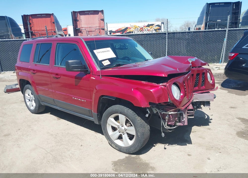2014 JEEP PATRIOT LATITUDE VIN: 1C4NJRFB7ED661749