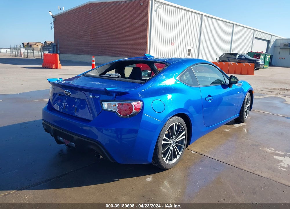 2014 SUBARU BRZ LIMITED VIN: JF1ZCAC12E9605395