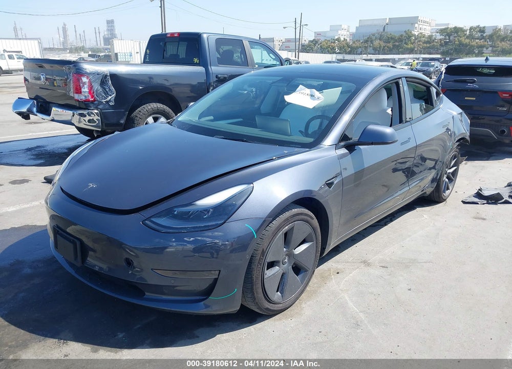 2022 TESLA MODEL 3 REAR-WHEEL DRIVE VIN: 5YJ3E1EA9NF326765