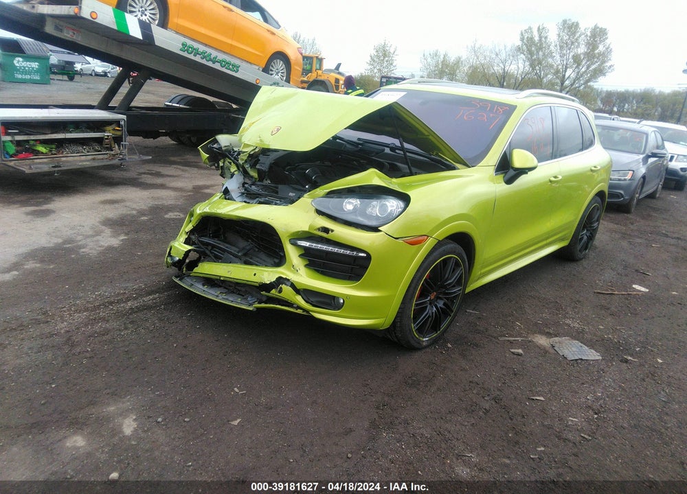 2014 PORSCHE CAYENNE GTS VIN: WP1AD2A24ELA70495