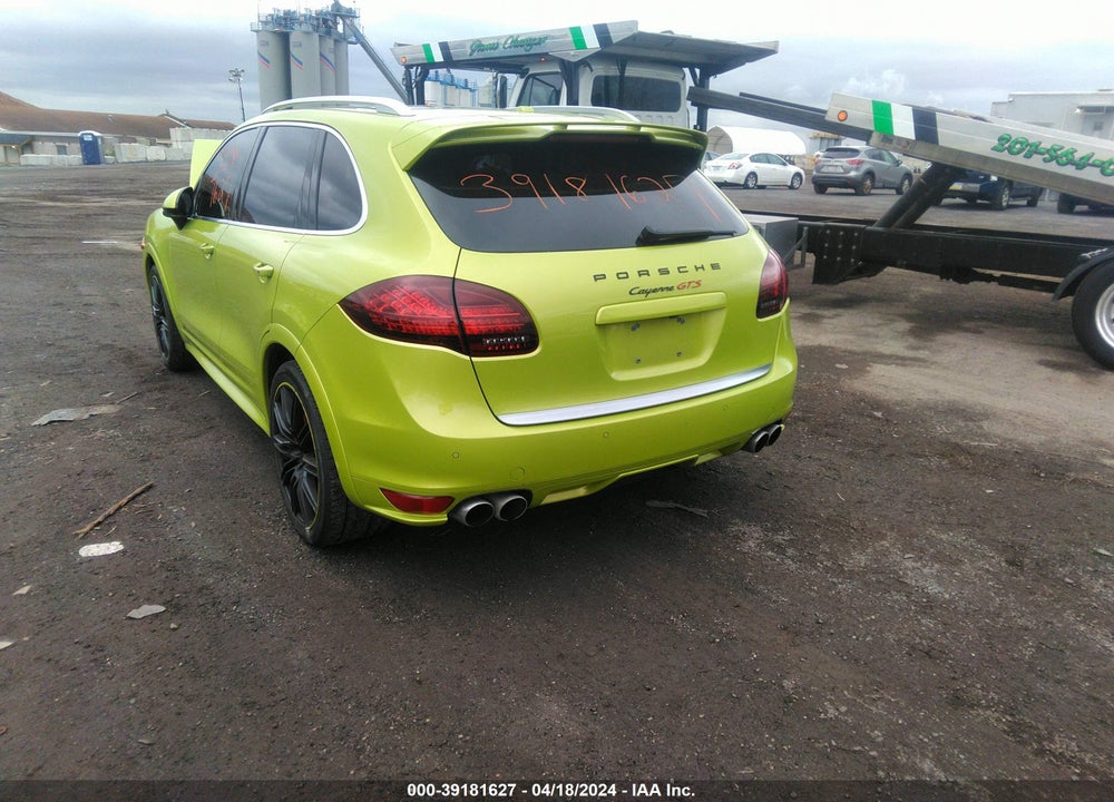 2014 PORSCHE CAYENNE GTS VIN: WP1AD2A24ELA70495