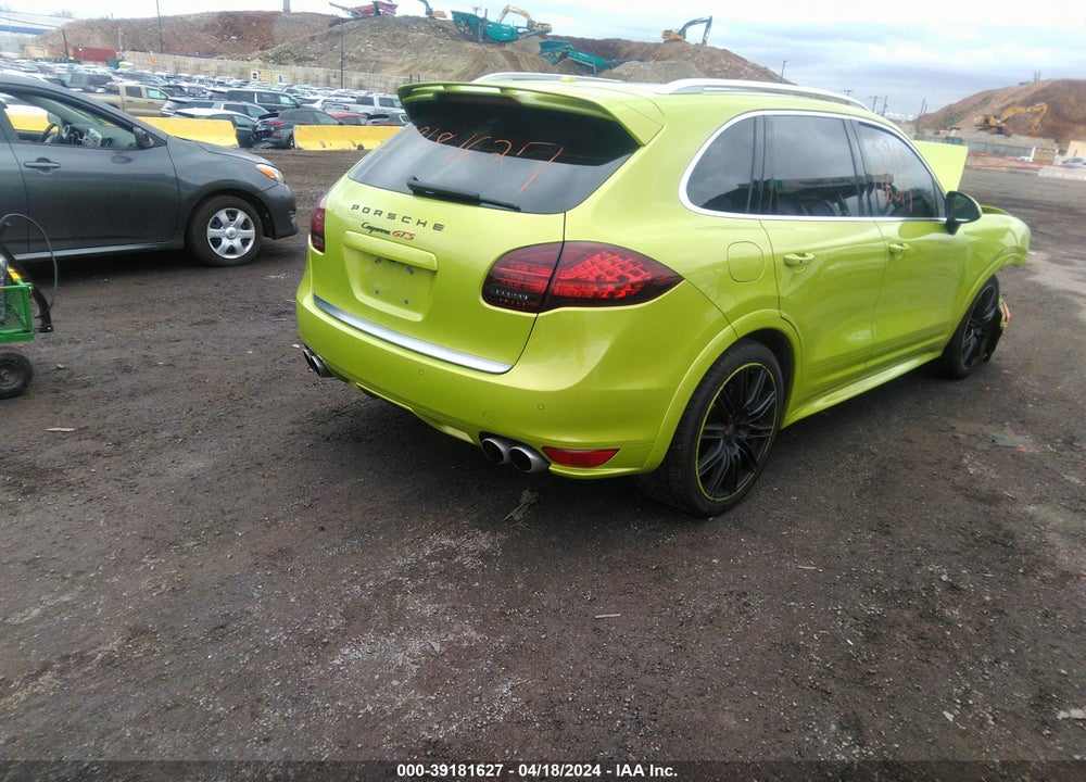2014 PORSCHE CAYENNE GTS VIN: WP1AD2A24ELA70495
