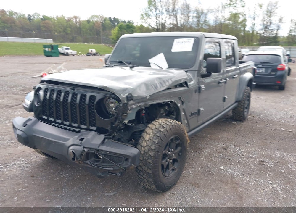 2021 JEEP GLADIATOR WILLYS 4X4 VIN: 1C6HJTAG5ML613594