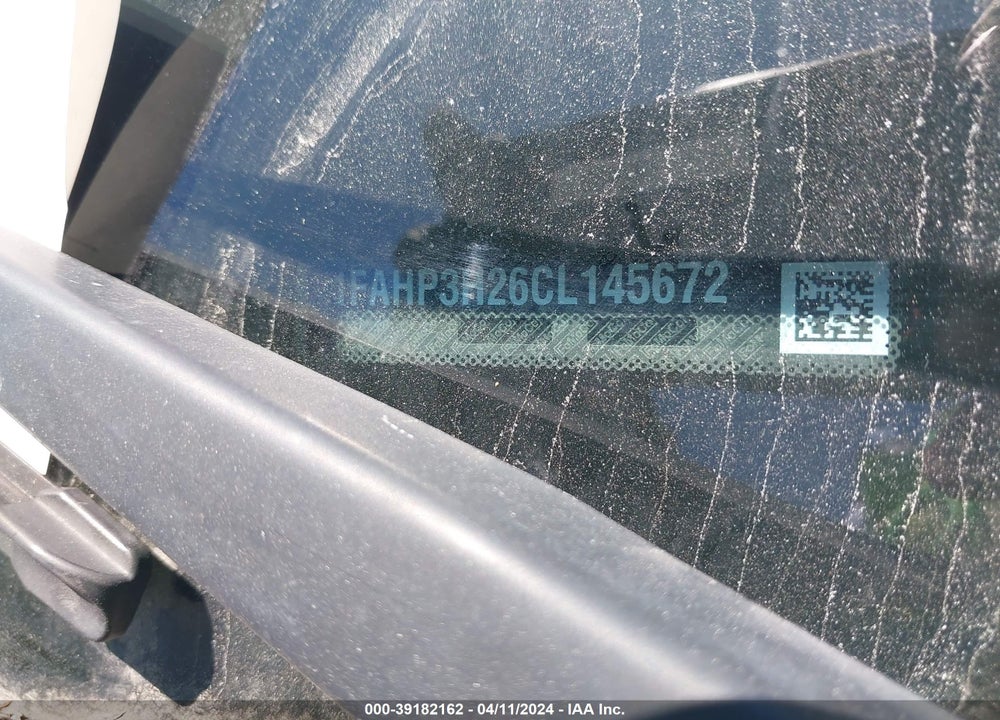 2012 FORD FOCUS SEL VIN: 1FAHP3H26CL145672