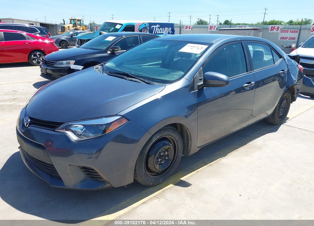 2014 TOYOTA COROLLA LE VIN: 5YFBURHE2EP034309