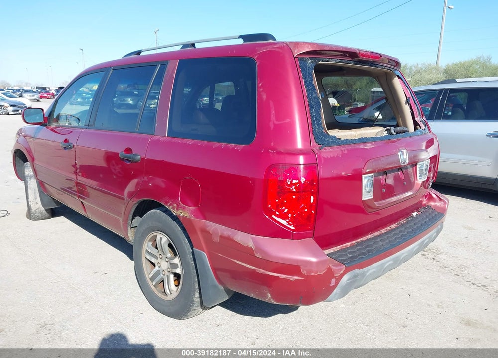 2004 HONDA PILOT EX-L VIN: 2HKYF185X4H619737