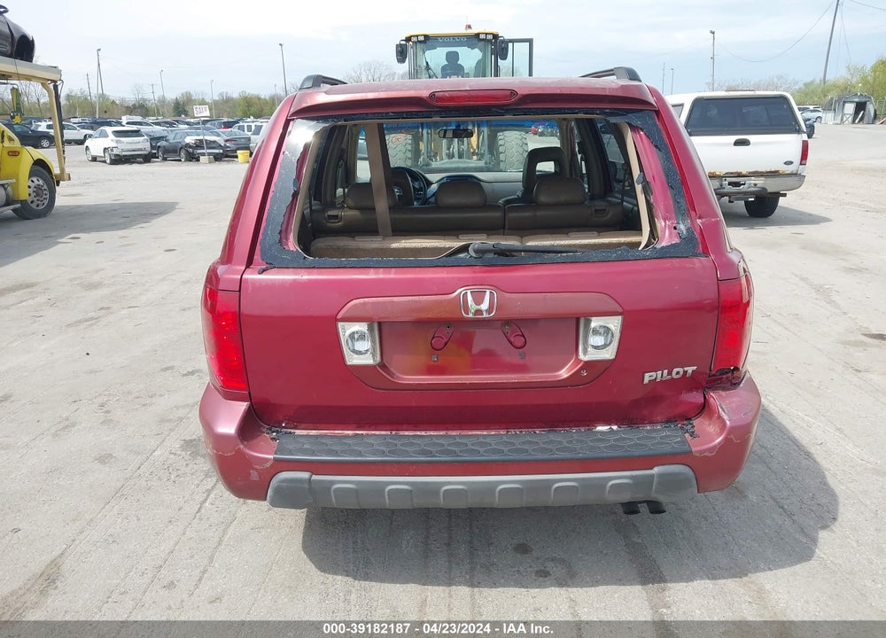2004 HONDA PILOT EX-L VIN: 2HKYF185X4H619737