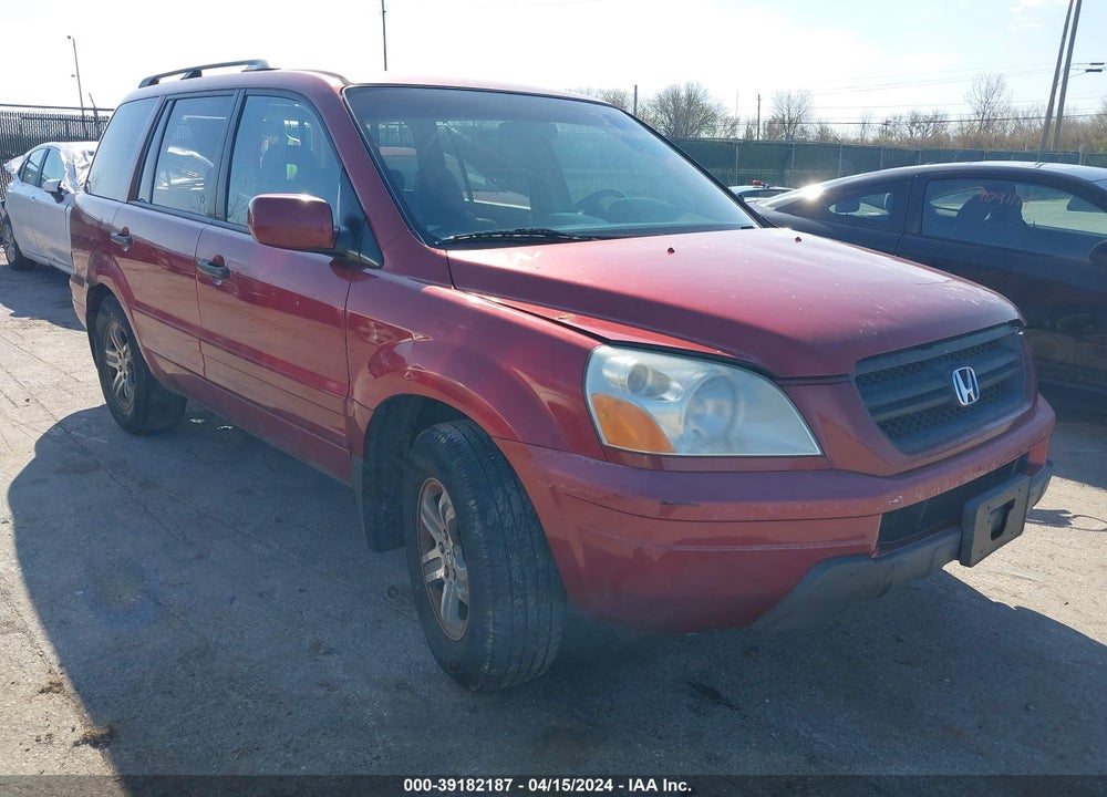 2004 HONDA PILOT EX-L VIN: 2HKYF185X4H619737